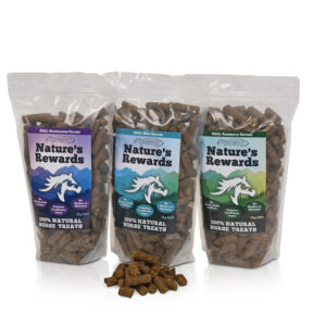 Nature's Rewards Blackcurrant, Mint and Blackcurrant flavour - Blackcurrant horse treats | Mint horse treats | Rosemary horse treats | natural horse treats | totally natural treats for horses